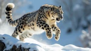 Key Muscles Involved in a Snow Leopard's Leap