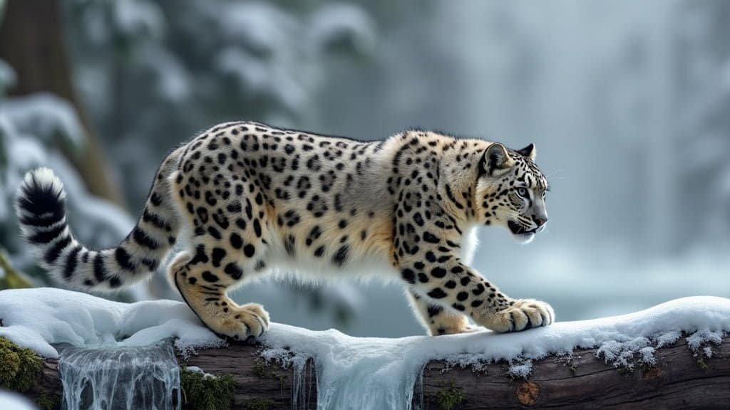 Role of Tail Length in Snow Leopard Balance