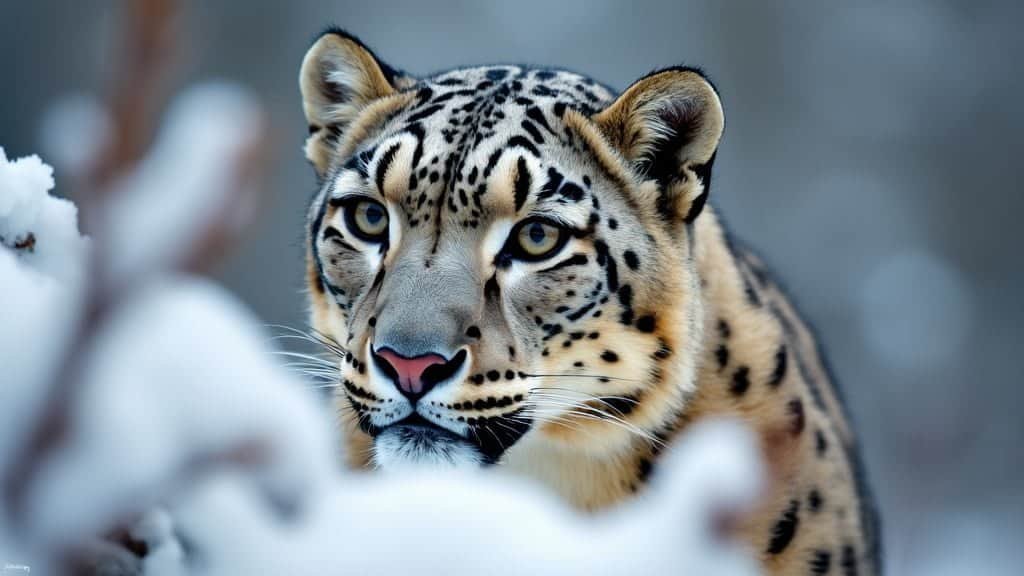 adaptations that allow snow leopards to hunt efficiently