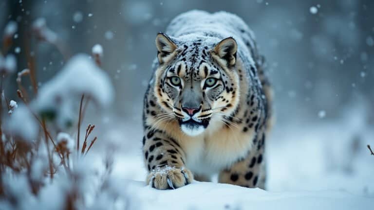 characteristics of snow leopard fur