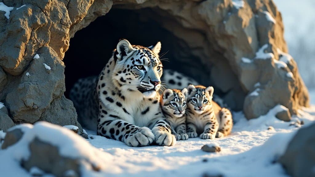 Average Litter Size of Snow Leopards