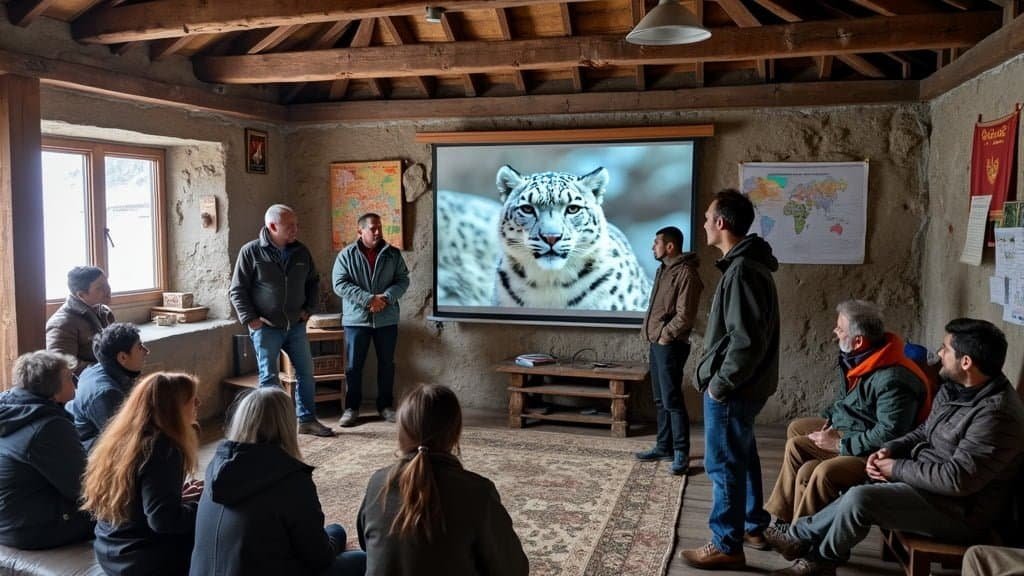 How Do Conservationists Ensure Their Research On Snow Leopards Is Accessible To Local Communities