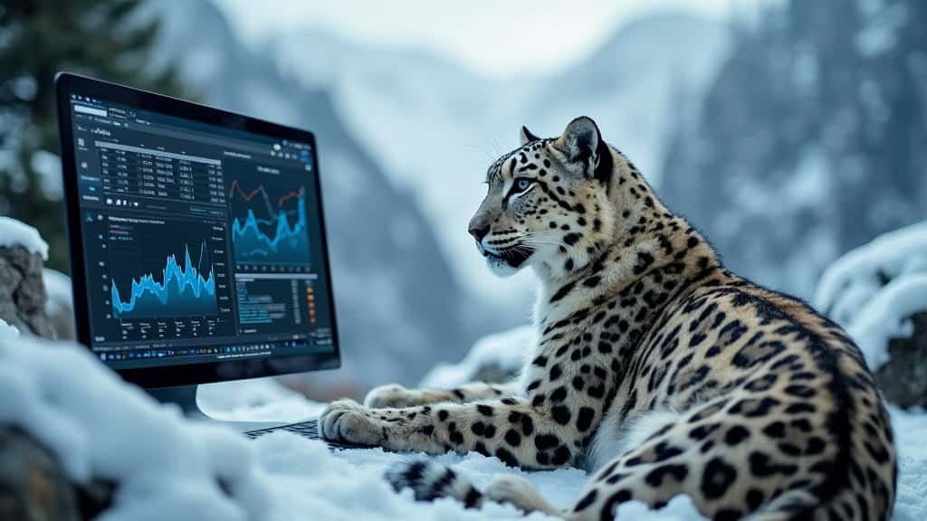 How Do Conservationists Use AI To Analyze Snow Leopard Population Data