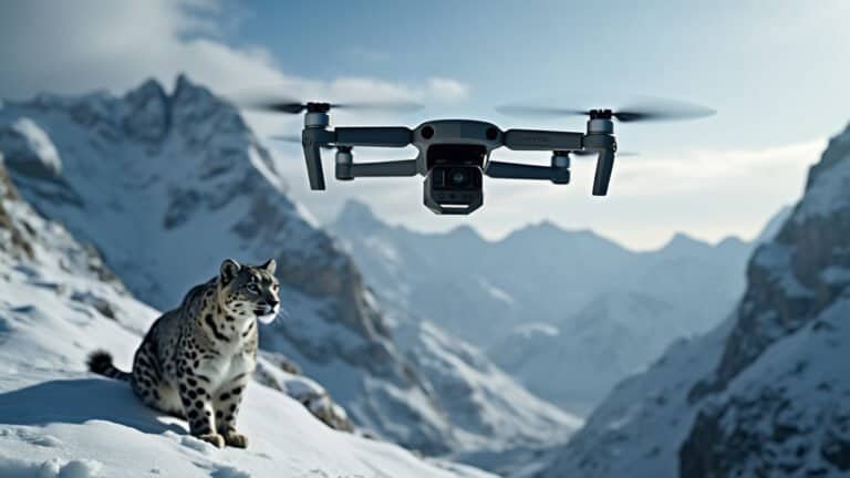 How Do Drones Assist In Monitoring Snow Leopard Populations