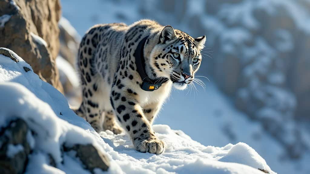 How Do GPS Collars Help Track Snow Leopard Movements