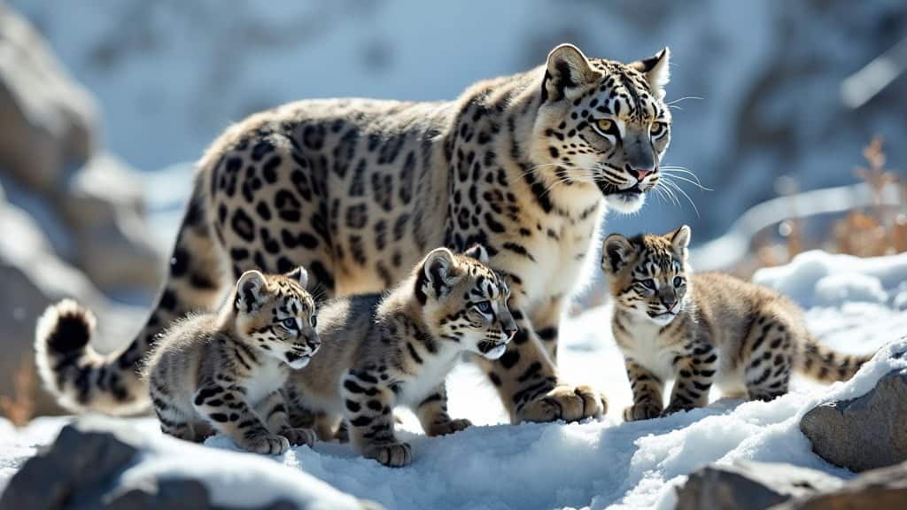 How Do Snow Leopard Cubs Develop In Their First Year