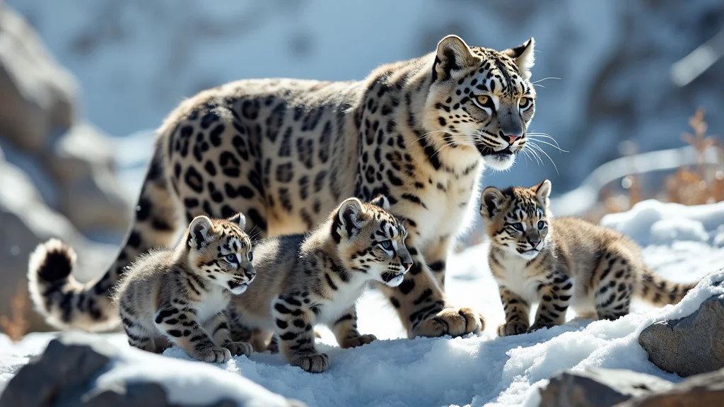 How Do Snow Leopard Cubs Develop In Their First Year