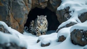 How Do Snow Leopards Choose Their Dens