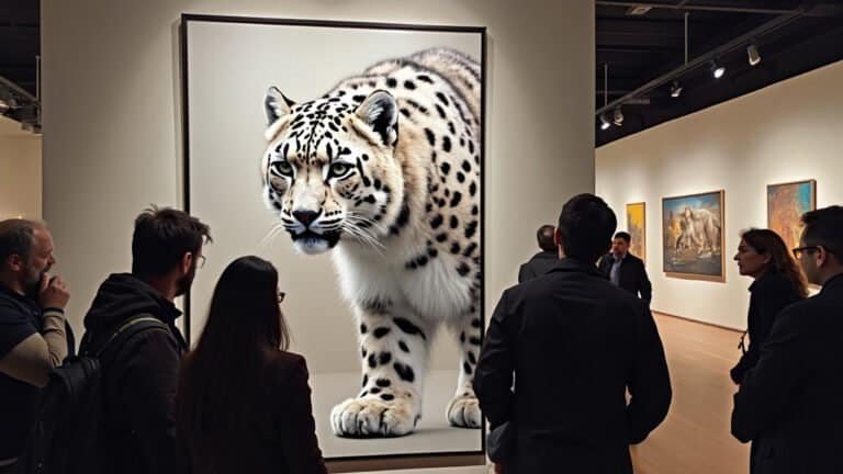 Traditional Artworks Featuring Snow Leopards