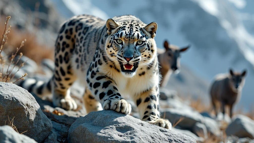 What Are The Main Prey Species Of Snow Leopards, And How Do They Affect Snow Leopard Populations