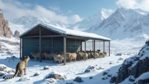 How Do Predator-Proof Enclosures Help Reduce Snow Leopard Conflicts