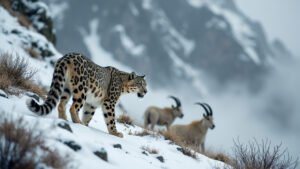 How Do Snow Leopards' Hunting Success Rates Vary With Prey Density