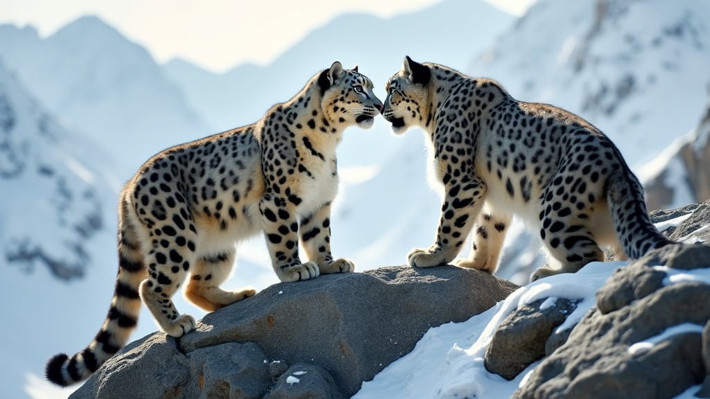 How Do Snow Leopards Mate