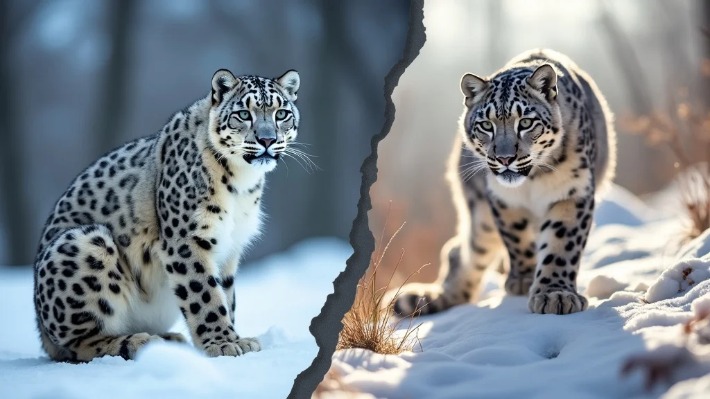 How Does The Distribution Of Snow Leopards Differ Between Northern And Southern Asia