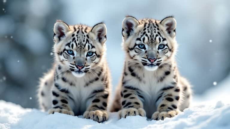 What Are the Differences in the Growth Rates of Male and Female Snow Leopard Cubs