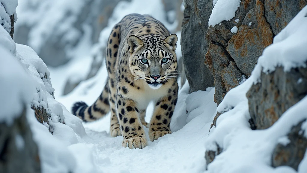 What Are the Key Adaptations of Snow Leopards for Hunting in Mountainous Terrain