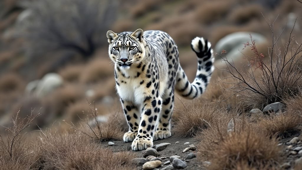 How Do Snow Leopards Compete With Other Predators For Food