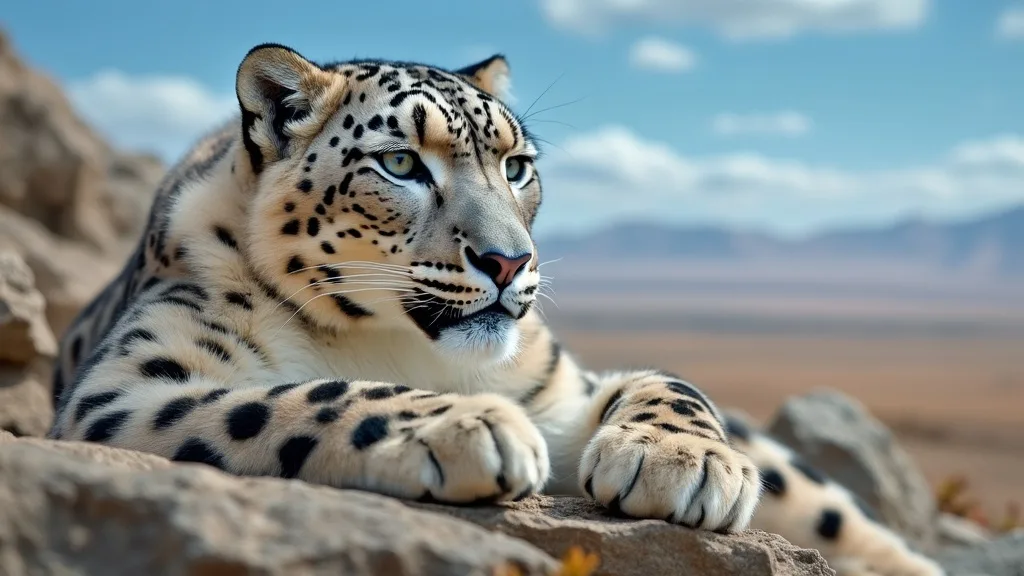 What Is The Estimated Population Of Snow Leopards In Mongolia